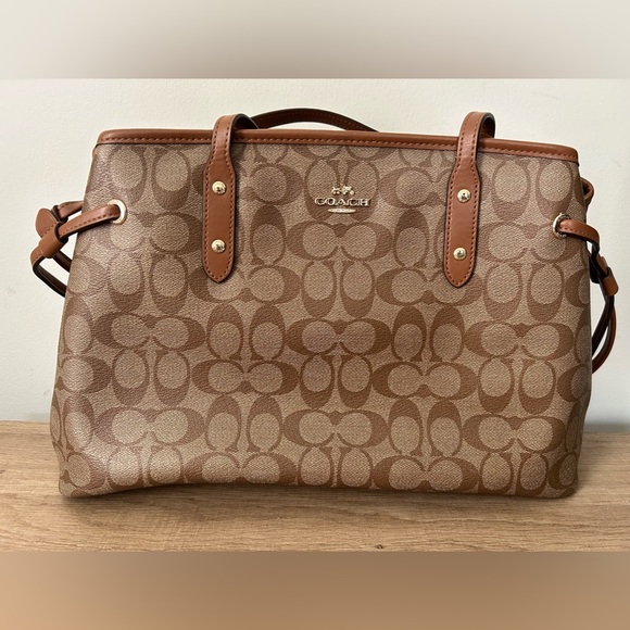 Coach | Bags | Coach Purse Signature Canvas | Poshmark